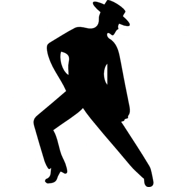 Flamenco male dancer silhouettes Icons | Free Download