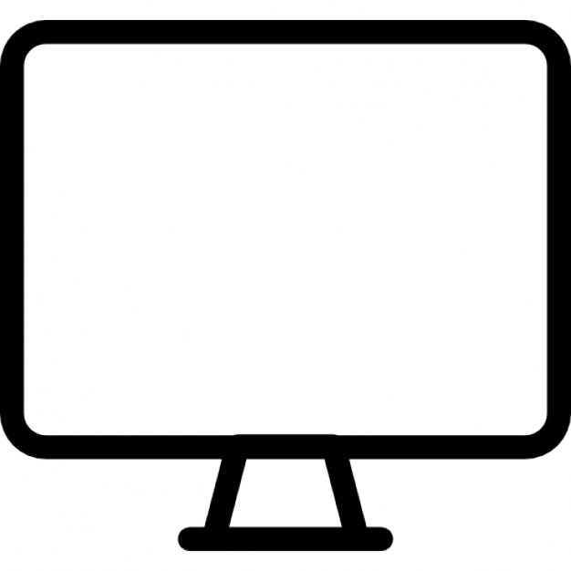 flat screen monitor 3d autocad symbol