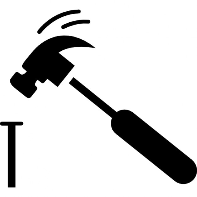free clipart hammer and nails - photo #44