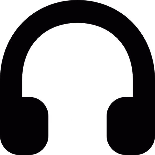 Headphones shape Icons | Free Download