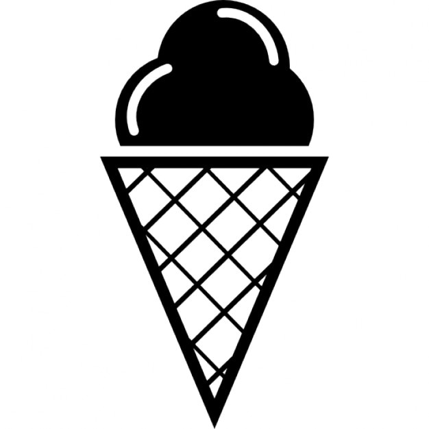 Ice cream on cone Icons | Free Download