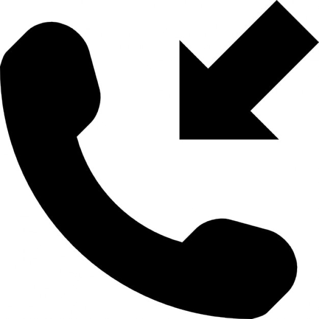 Incoming phone call symbol Icons | Free Download