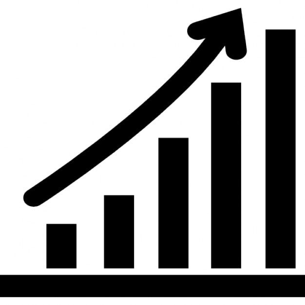 Increasing stocks  graphic Icons Free Download