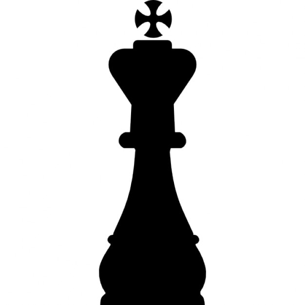 King Chess Piece Shape Icons Free Download