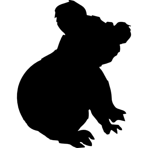 Download Koala silhouette Icons | Free Download