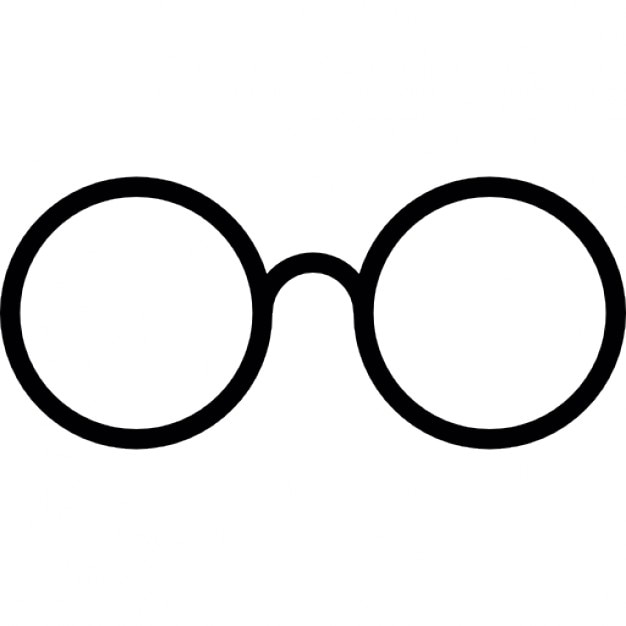 Light eyeglasses outline Icons | Free Download