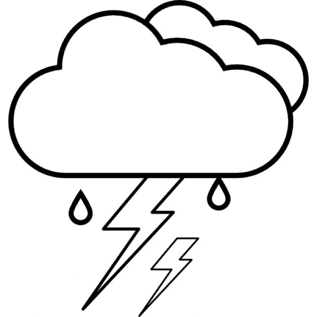 Lightening, IOS 7 interface symbol for weather Icons | Free Download