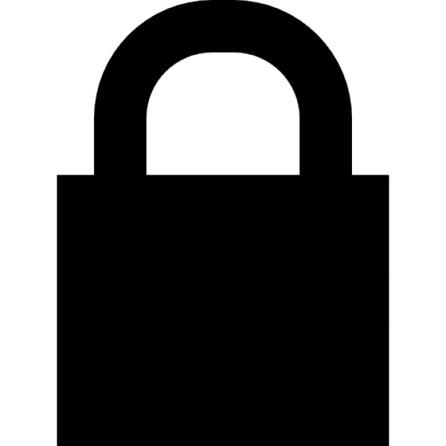 Lock Black Padlock Interface Symbol Icons Free Download