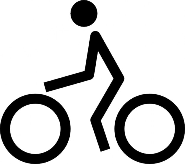 Man In A Bike Icons 