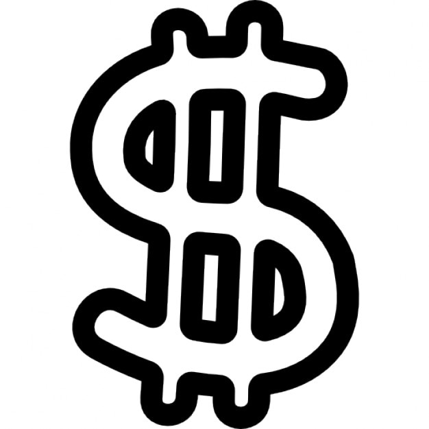 Money Symbol Hand Drawn Outline Icons Free Download 3950
