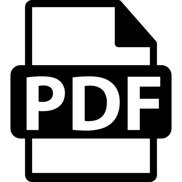 Pdf file format symbol Free Icon