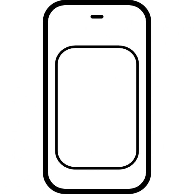 Phone of rounded corners Icons | Free Download