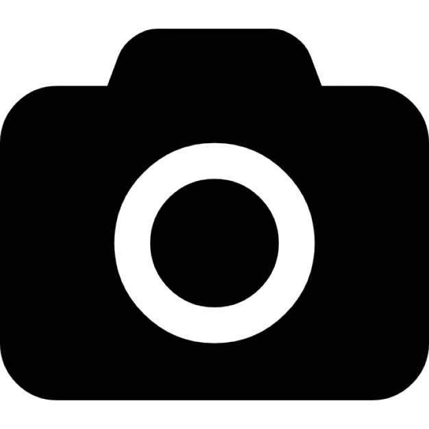 Photo camera black shape Icons | Free Download