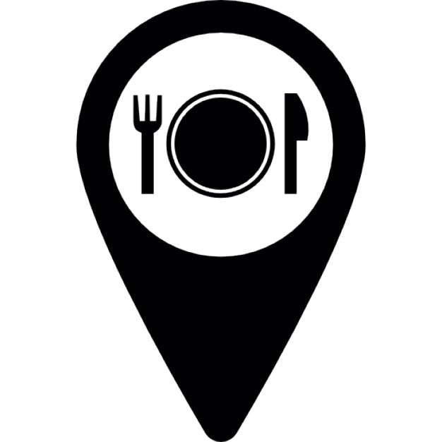 Pins Maps Food Icons Free Download