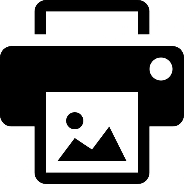 Download Printer printing a picture of a landscape Icons | Free ...