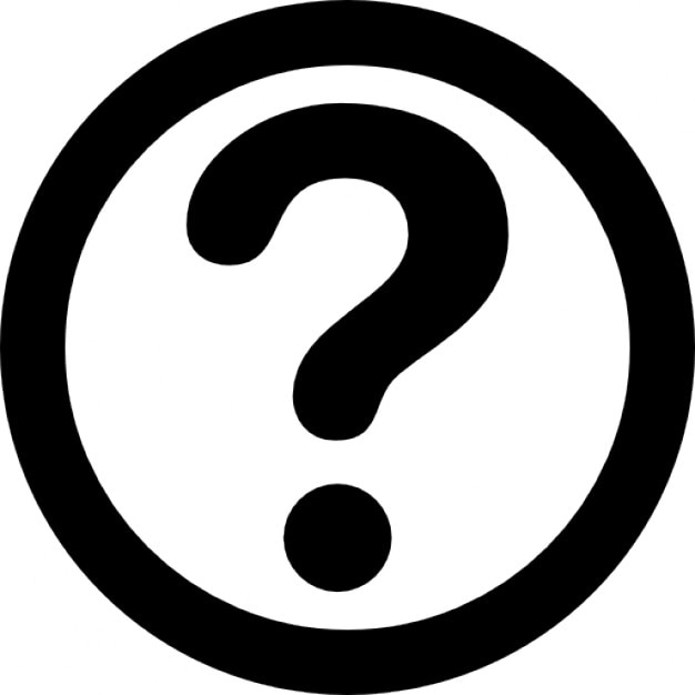 Question Mark In Circle Symbol