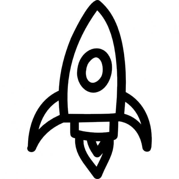 Rocket hand drawn outline Icons | Free Download