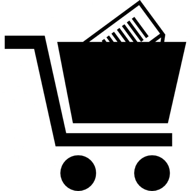 Download Shopping cart with product inside Icons | Free Download