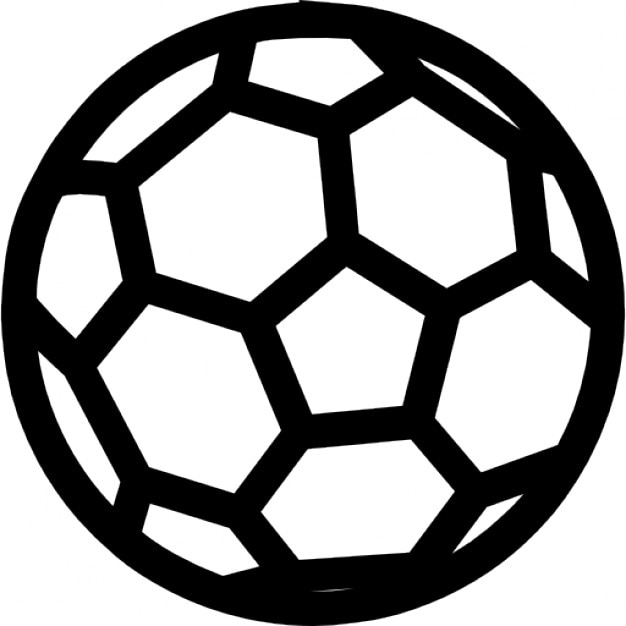 Soccer ball outline Icons | Free Download