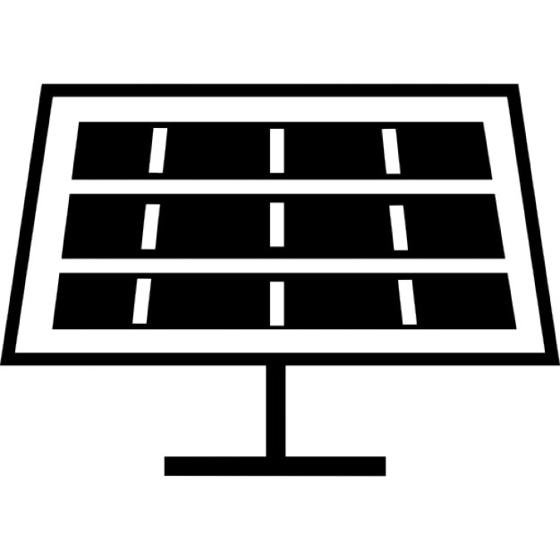 Solar panel, IOS 7 interface symbol Icons | Free Download