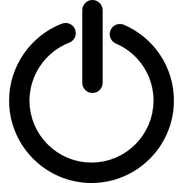 Standby, power button Free Icon