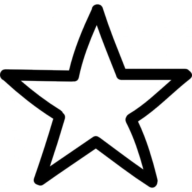 Hand Drawn Star SVG