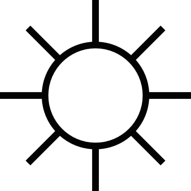 sun outline