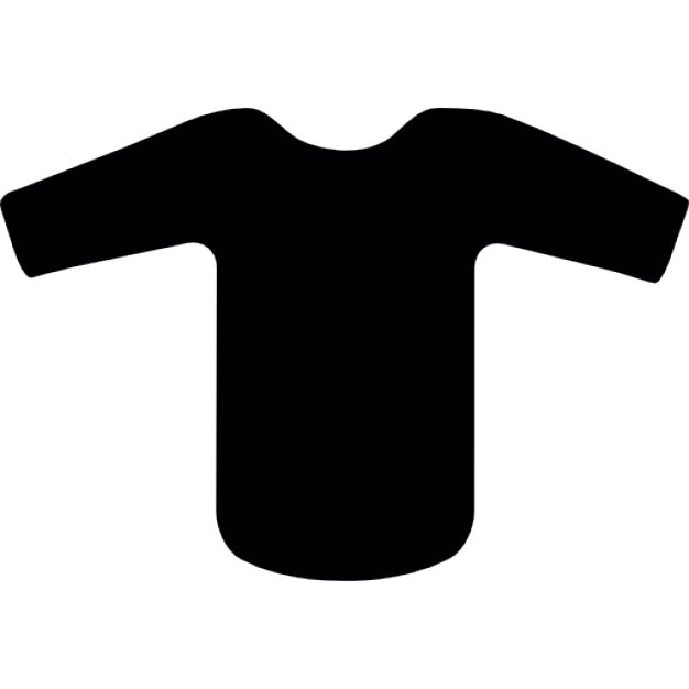Download T-shirt black shape Icons | Free Download