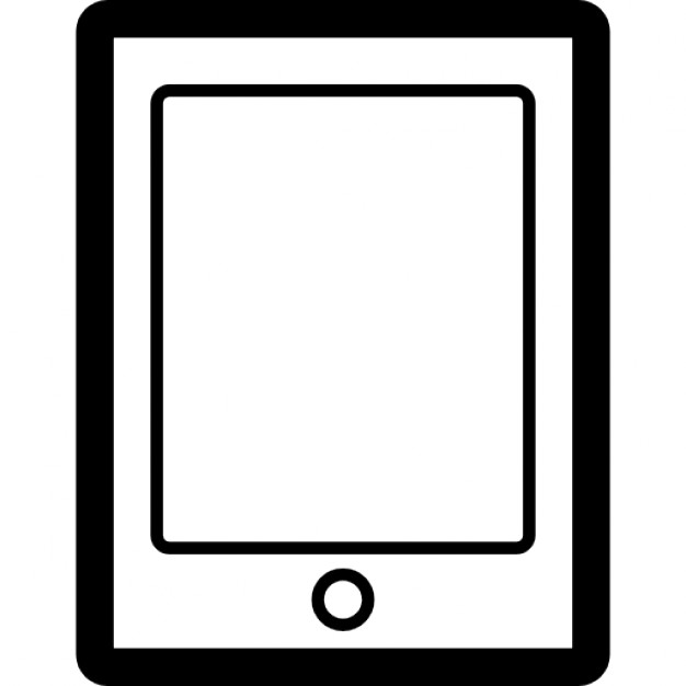 Tablet Outline Icons Free Download