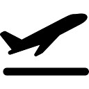 Takeoff the plane Icons | Free Download