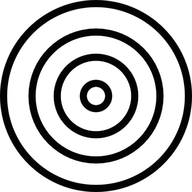 target clipart black and white - photo #11