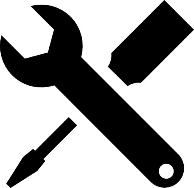 Tools and configuration symbol Free Icon