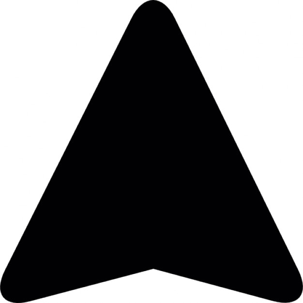 Triangular arrowhead shadow Icons | Free Download