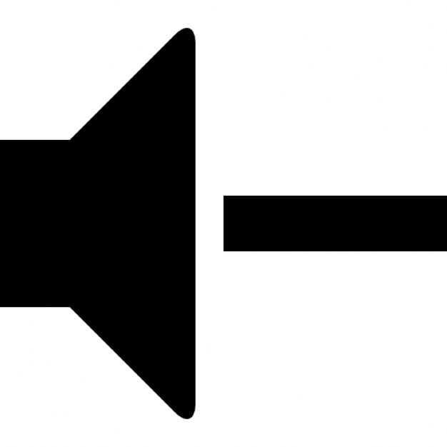 Volume decrease interface symbol Icons | Free Download
