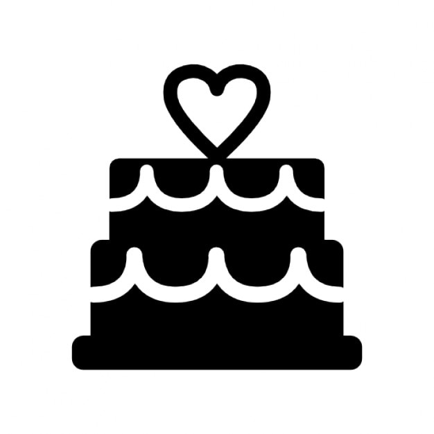 Free Icon | Wedding cake