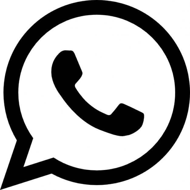 whatsapp icon white svg