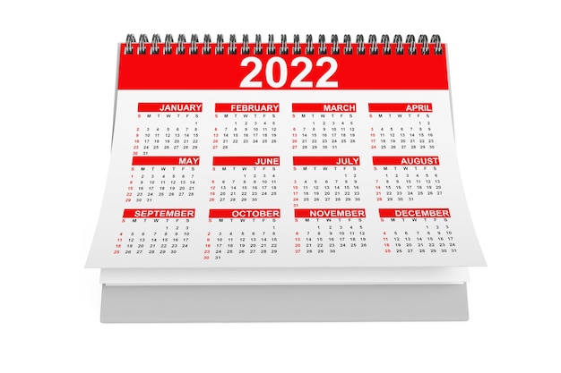 photo desktop calendar 2022