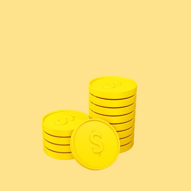 premium-photo-3d-coins-object-rendered-isolated-illustration