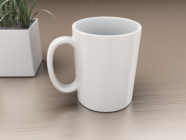 Download Premium Photo | 3d cup of coffee. mockup