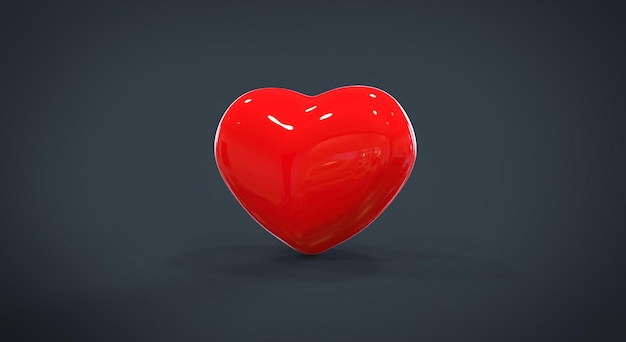 Premium Photo | 3d heart models and renders for valentines
