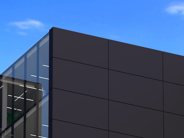 3d building logo sign mockup 3d building logo sign mockup