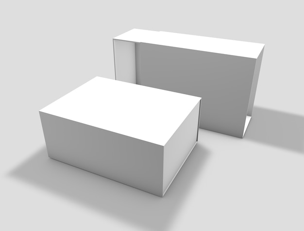 Download 3d mockup box | Premium Photo