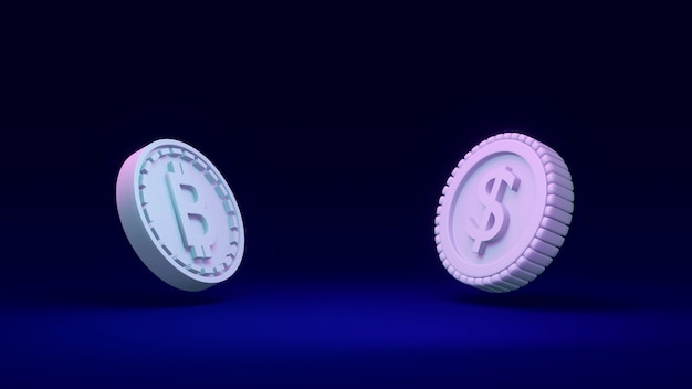 Premium Photo | 3d Rendering B Coin As Referring To Blockchain And ...