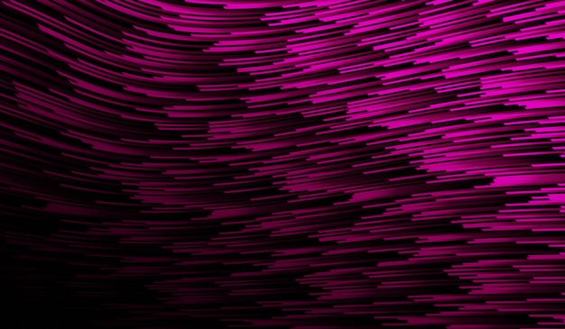 3d rendering with abstract line wave background. Premium Photo