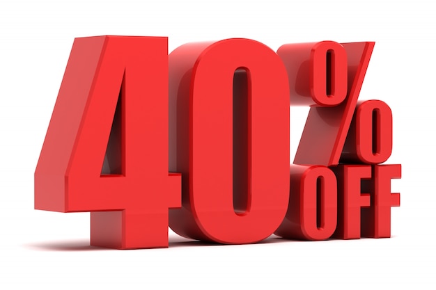 40-percent-off-promotion-photo-premium-download