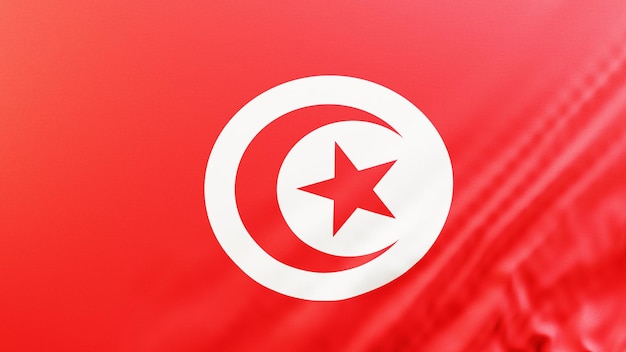 Premium Photo | 4k high resolution tunisia flag wallpaper background ...