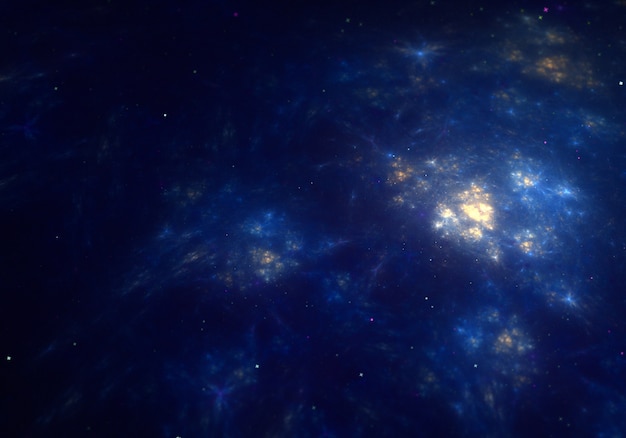 青い宇宙の銀河の壁紙 無料の写真