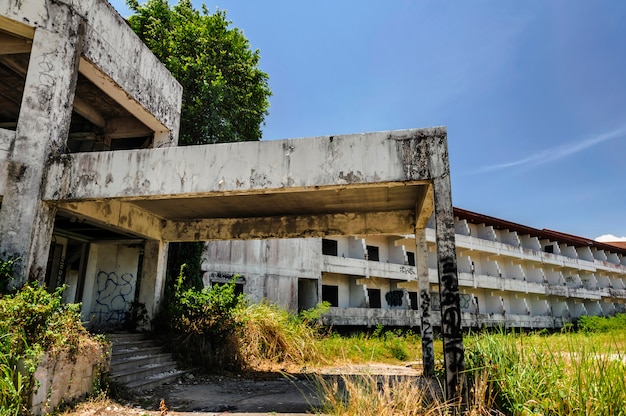 Premium Photo | Abandoned and dilapidated buildings