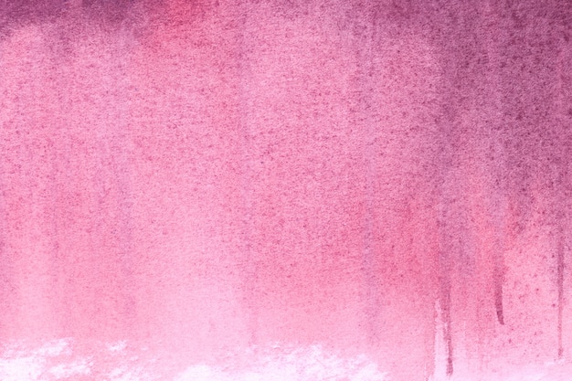 抽象芸術の背景の明るい紫とピンク色 柔らかいバラのグラデーションでキャンバスに水彩画 ライラックパターンの紙の上のアートワークのフラグメント テクスチャ 背景 プレミアム写真
