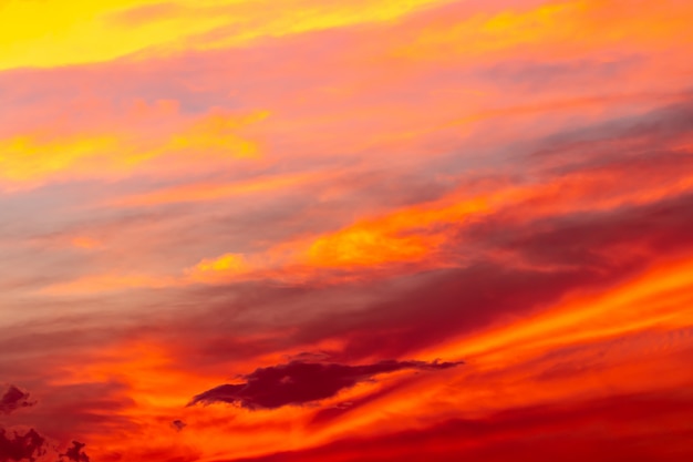 Abstract background of colorful sky in twilight. Premium Photo